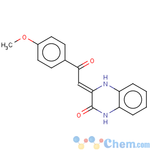 CAS No:66394-50-1 2(1H)-Quinoxalinone,3,4-dihydro-3-[2-(4-methoxyphenyl)-2-oxoethylidene]-