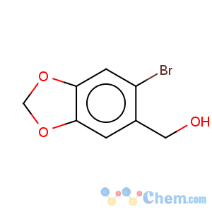 CAS No:6642-34-8 1,3-Benzodioxole-5-methanol,6-bromo-