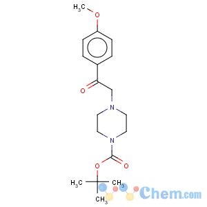CAS No:664362-19-0 4-[2-(4-methoxy-phenyl)-2-oxo-ethyl]-piperazine-1-carboxylic acid tert-butyl ester