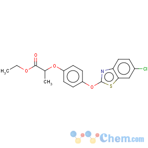 CAS No:66441-11-0 ethyl 2-[4-[(6-chlorobenzothiazol-2-yl)oxy]phenoxy]propionate