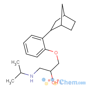 CAS No:66451-06-7 1-[2-(3-bicyclo[2.2.1]heptanyl)phenoxy]-3-(propan-2-ylamino)propan-2-ol