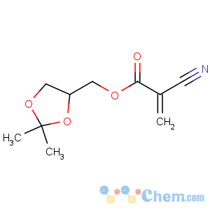 CAS No:66470-69-7 (2,2-dimethyl-1,3-dioxolan-4-yl)methyl 2-cyanoprop-2-enoate