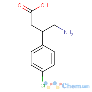 CAS No:66514-99-6 (3S)-4-amino-3-(4-chlorophenyl)butanoic acid