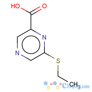 CAS No:66533-64-0 6-(Ethylthio)-pyrazinecarboxylic acid