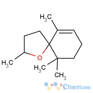 CAS No:66537-40-4 (2R)-2,6,6,10-tetramethyl-1-oxaspiro[4.5]dec-9-ene