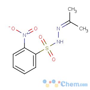 CAS No:6655-27-2 2-nitro-N-(propan-2-ylideneamino)benzenesulfonamide