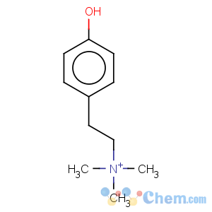 CAS No:6656-13-9 Benzeneethanaminium,4-hydroxy-N,N,N-trimethyl-