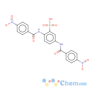 CAS No:6661-57-0 Benzenesulfonic acid, 2,5-bis[(4-nitrobenzoyl)amino]-