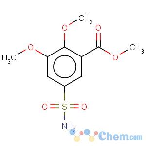 CAS No:66644-82-4 Benzoic acid,5-(aminosulfonyl)-2,3-dimethoxy-, methyl ester