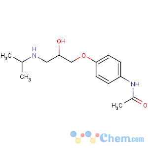CAS No:6673-35-4 N-[4-[2-hydroxy-3-(propan-2-ylamino)propoxy]phenyl]acetamide