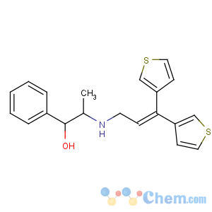 CAS No:66788-41-8 (1R,2S)-2-[3,3-di(thiophen-3-yl)prop-2-enylamino]-1-phenylpropan-1-ol