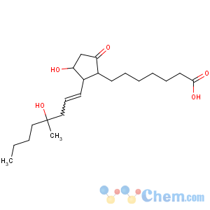 CAS No:66792-31-2 7-[(1R,2R,<br />3R)-3-hydroxy-2-[(E)-4-hydroxy-4-methyloct-1-enyl]-5-oxocyclopentyl]<br />heptanoic acid
