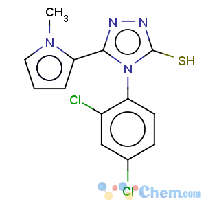 CAS No:668471-48-5 4-(2,4-Dichlorophenyl)-5-(1-methyl-1H-pyrrol-2-yl)-4H-1,2,4-triazole-3-thiol