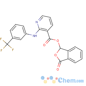 CAS No:66898-62-2 (3-oxo-1H-2-benzofuran-1-yl)<br />2-[3-(trifluoromethyl)anilino]pyridine-3-carboxylate