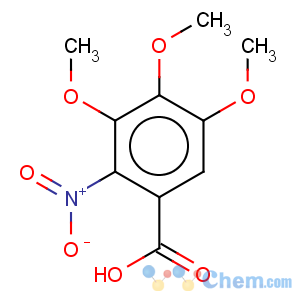 CAS No:66907-52-6 Benzoic acid,3,4,5-trimethoxy-2-nitro-