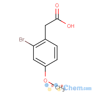 CAS No:66916-99-2 2-(2-bromo-4-methoxyphenyl)acetic acid