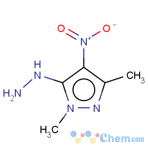 CAS No:66971-55-9 1H-Pyrazole,5-hydrazinyl-1,3-dimethyl-4-nitro-