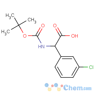 CAS No:669713-92-2 2-(3-chlorophenyl)-2-[(2-methylpropan-2-yl)oxycarbonylamino]acetic acid