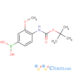 CAS No:669713-95-5 [3-methoxy-4-[(2-methylpropan-2-yl)oxycarbonylamino]phenyl]boronic acid