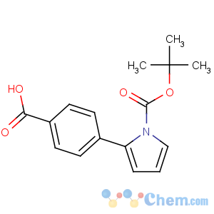 CAS No:669713-98-8 4-[1-[(2-methylpropan-2-yl)oxycarbonyl]pyrrol-2-yl]benzoic acid