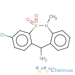 CAS No:66981-75-7 3-chloro-6,11-dihydro-5,5-dioxo-11-amino-6-methyldibenzo[c,f][1,2]thiazepine