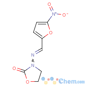 CAS No:67-45-8 3-[(E)-(5-nitrofuran-2-yl)methylideneamino]-1,3-oxazolidin-2-one