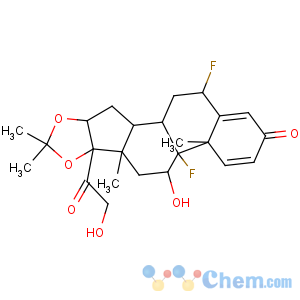 CAS No:67-73-2 Fluocinolone acetonide