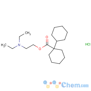 CAS No:67-92-5 2-(diethylamino)ethyl<br />1-cyclohexylcyclohexane-1-carboxylate