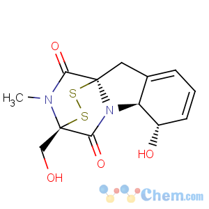 CAS No:67-99-2 10H-3,10a-Epidithiopyrazino[1,2-a]indole-1,4-dione,2,3,5a,6-tetrahydro-6-hydroxy-3-(hydroxymethyl)-2-methyl-, (3R,5aS,6S,10aR)-