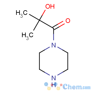 CAS No:670252-63-8 piperazine, 1-(2-hydroxy-2-methyl-1-oxopropyl)- (9ci)