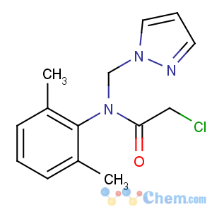 CAS No:67129-08-2 2-chloro-N-(2,6-dimethylphenyl)-N-(pyrazol-1-ylmethyl)acetamide