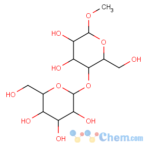 CAS No:67145-39-5 2-[4,<br />5-dihydroxy-2-(hydroxymethyl)-6-methoxyoxan-3-yl]oxy-6-(hydroxymethyl)<br />oxane-3,4,5-triol