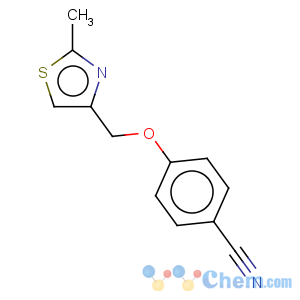 CAS No:671754-28-2 4-[(2-methyl-1,3-thiazol-4-yl)methoxy]benzonitrile