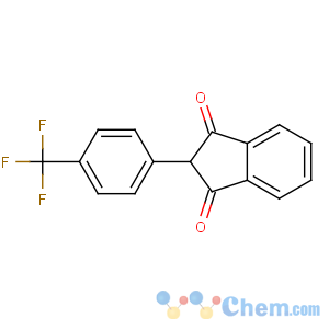 CAS No:6723-40-6 2-[4-(trifluoromethyl)phenyl]indene-1,3-dione