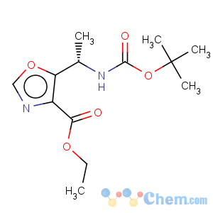 CAS No:672310-07-5 tert-butyl (s)-1-(4-(ethoxycarbonyl)oxazol-5-yl)ethylcarbamate