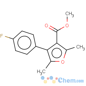 CAS No:672930-43-7 3-Furancarboxylicacid, 4-(4-fluorophenyl)-2,5-dimethyl-, methyl ester