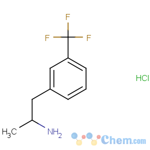 CAS No:673-18-7 Benzeneethanamine, a-methyl-3-(trifluoromethyl)-,hydrochloride (1:1)