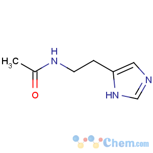 CAS No:673-49-4 N-[2-(1H-imidazol-5-yl)ethyl]acetamide