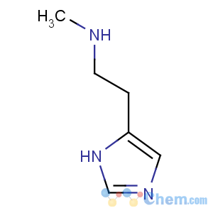 CAS No:673-50-7 2-(1H-imidazol-5-yl)-N-methylethanamine