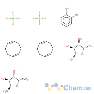 CAS No:673486-47-0 1,1''-(1,2-phenylene)-bis-[2,5-dimethyl-(2s,2''s,3s,3''s,4s,4''s,5s,5''s)-3,4-phospholanediol-(1,5-cyclooctadiene)-rhodium(i)]-tetrafluoroborate