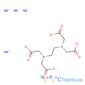 CAS No:67401-50-7 Glycine,N,N'-1,2-ethanediylbis[N-(carboxymethyl)-, tetrasodium salt, trihydrate (9CI)