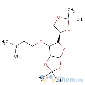 CAS No:67441-19-4 2-[[(3r,4s)-3-[(4r)-2,2-dimethyl-1,3-dioxolan-4-yl]-7,7-dimethyl-2,6,8-trioxabicyclo[3.3.0]oct-4-yl]oxy]-n,n-dimethyl-ethanamine