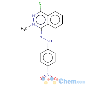 CAS No:67458-48-4 N-(4-Chloro-2-methyl-2H-phthalazin-1-ylidene)-N'-(4-nitro-phenyl)-hydrazine