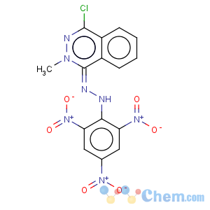 CAS No:67458-49-5 N-(4-Chloro-2-methyl-2H-phthalazin-1-ylidene)-N'-(2,4,6-trinitro-phenyl)-hydrazine
