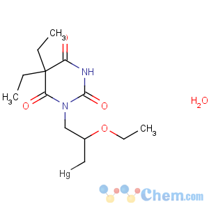 CAS No:67465-42-3 N-(2-Ethoxy-3-hydroxymercuripropyl)barbital