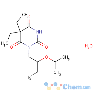 CAS No:67465-43-4 N-(2-Isopropoxy-3-hydroxymercuripropyl)barbital