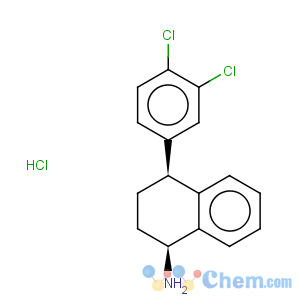 CAS No:675126-10-0 1-naphthalenamine, 4-(3,4-dichlorophenyl)-1,2,3,4-tetrahydro-, hydrochloride, (1s,4s)-