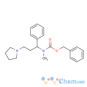 CAS No:675602-83-2 benzyl N-methyl-N-(1-phenyl-3-pyrrolidin-1-ylpropyl)carbamate