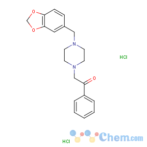 CAS No:6761-63-3 1-Benzoylmethyl-4-piperonylpiperazine dihydrochloride