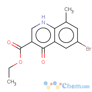 CAS No:67643-31-6 ethyl 6-bromo-4-hydroxy-8-methyl-quinoline-3-carboxylate